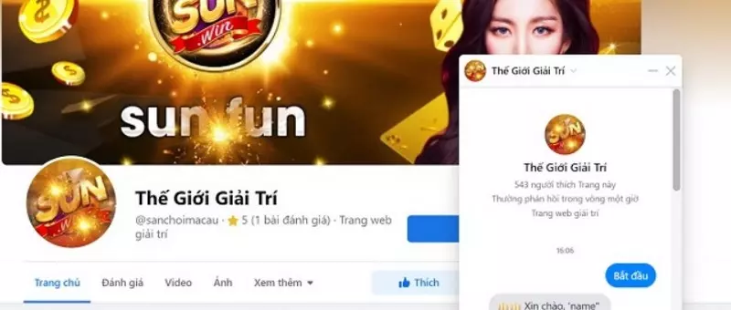 Đội ngũ admin tại fanpage sẵn sàng hỗ trợ 24/7