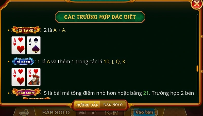 Xì Dách Sunwin Bật Mí Những Lối Chơi Kinh Điển Vạn Người Mê 4 Các trường hợp thắng đặc biệt trong xì dách Sunwin